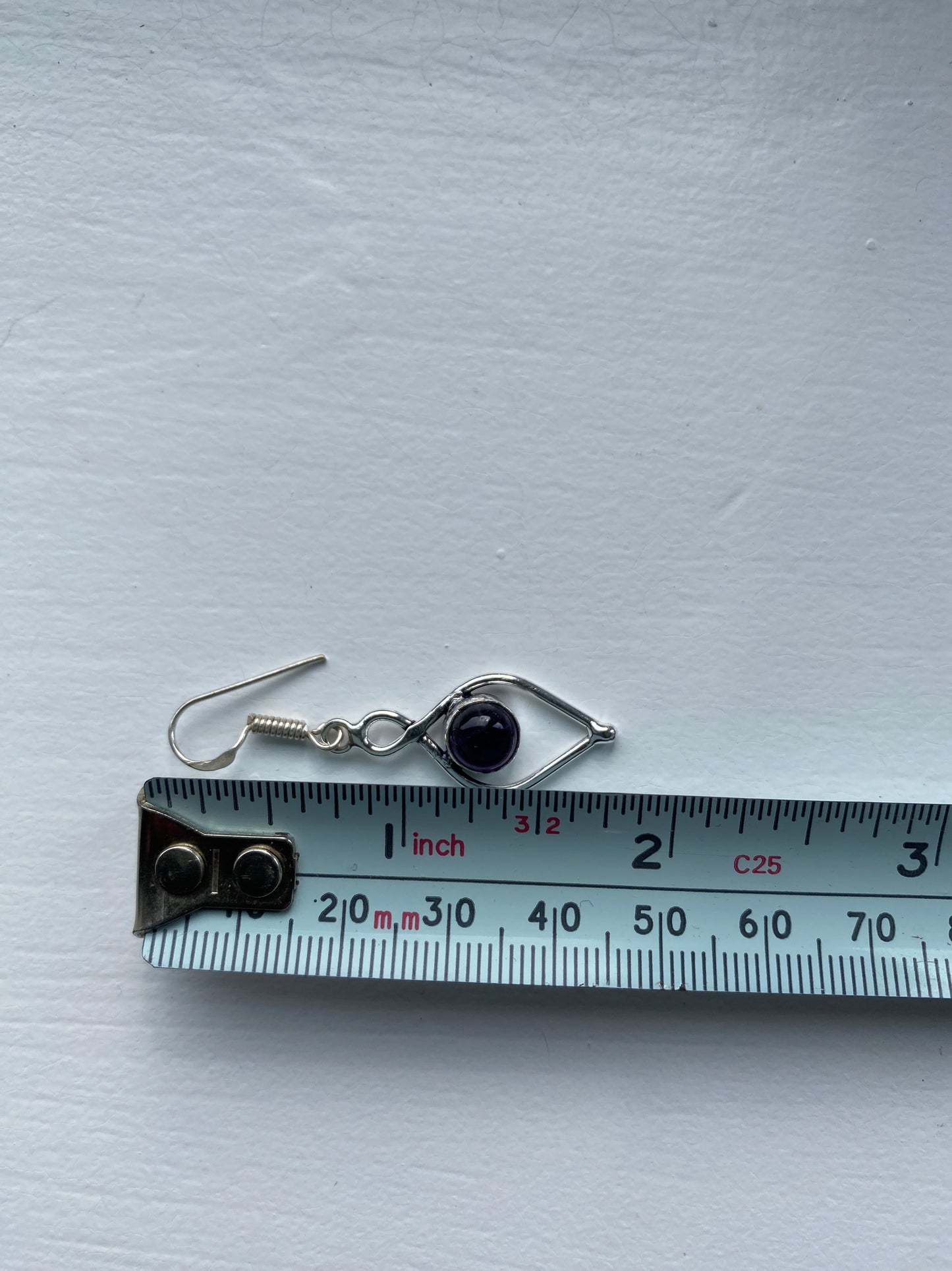 Silver & Amethyst Earrings