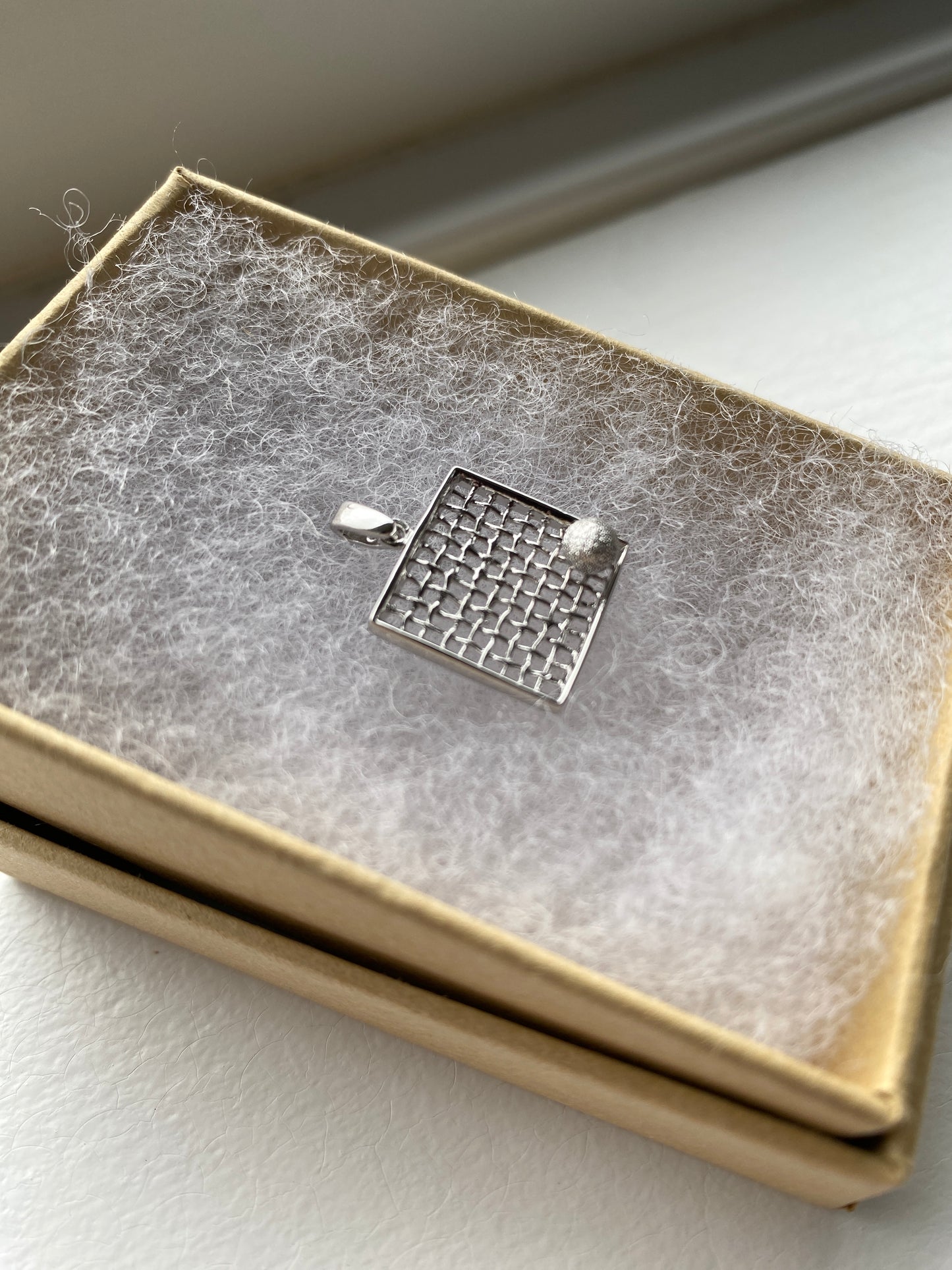 Solid Silver ‘Tennis’ Pendant