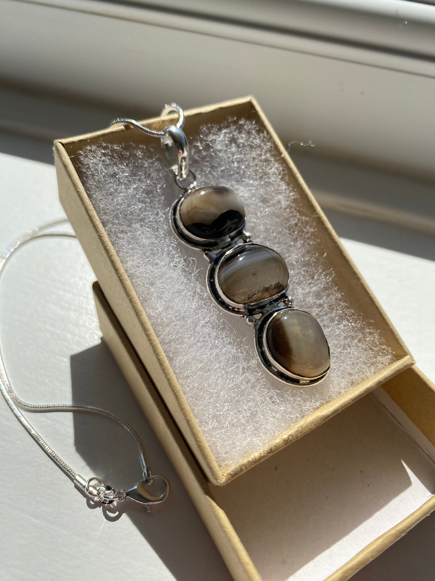 Smoky Quartz Pendant Necklace