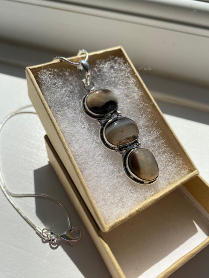 Smoky Quartz Pendant Necklace