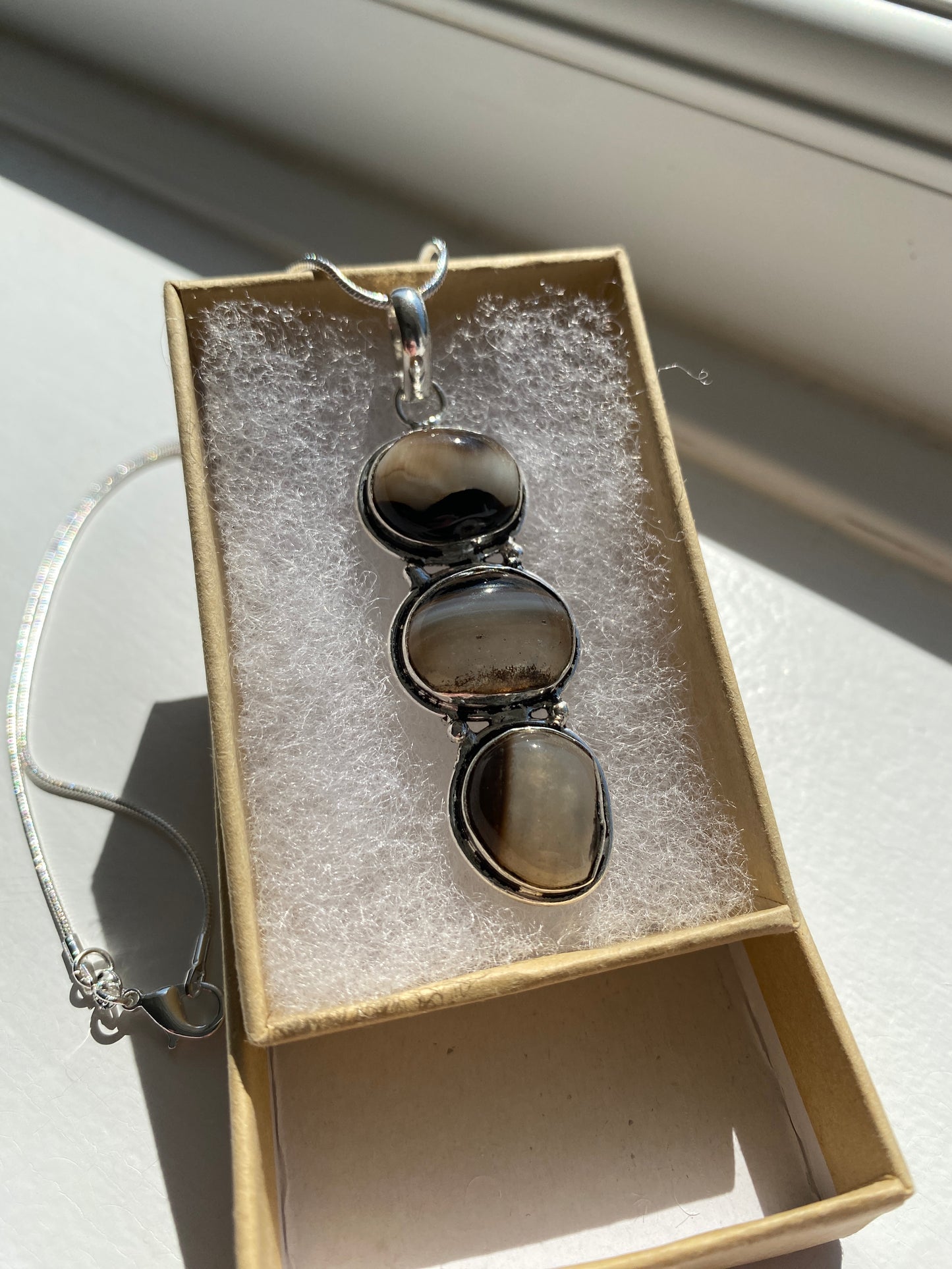 Smoky Quartz Pendant Necklace
