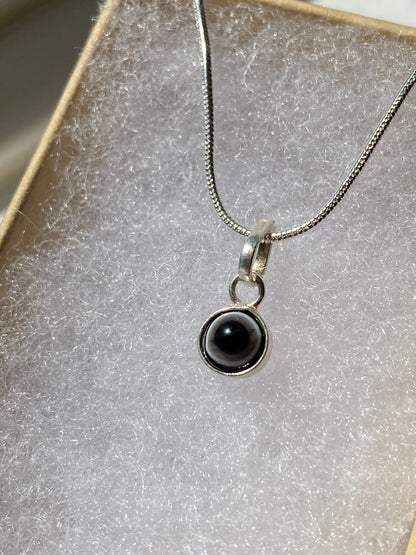 Sterling Silver 'Eye' Necklace
