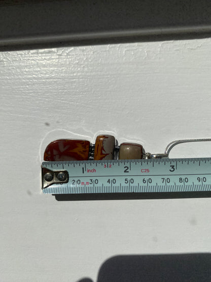 Picture Jasper Pendant Necklace