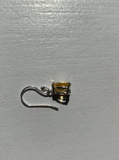Citrine Silver Earrings