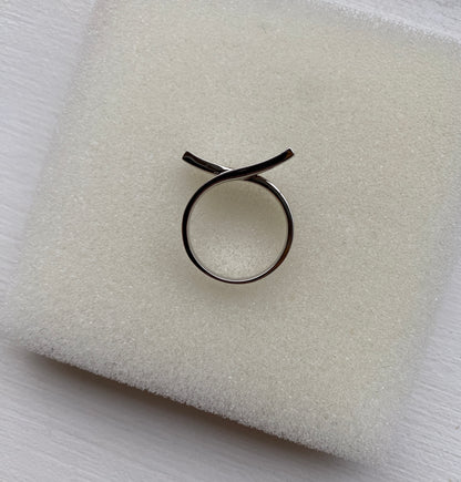 Contemporary Silver Ring