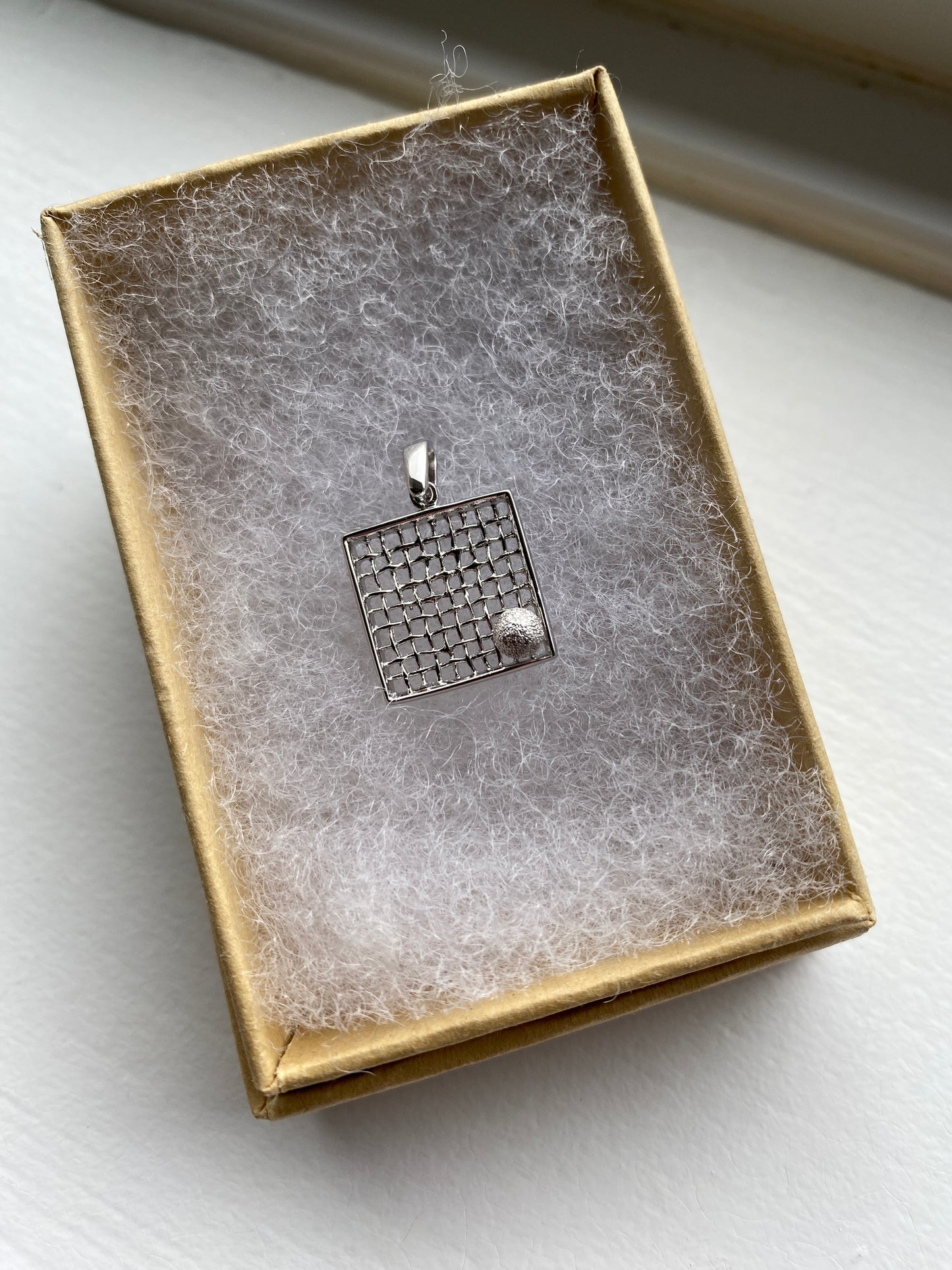 Solid Silver ‘Tennis’ Pendant