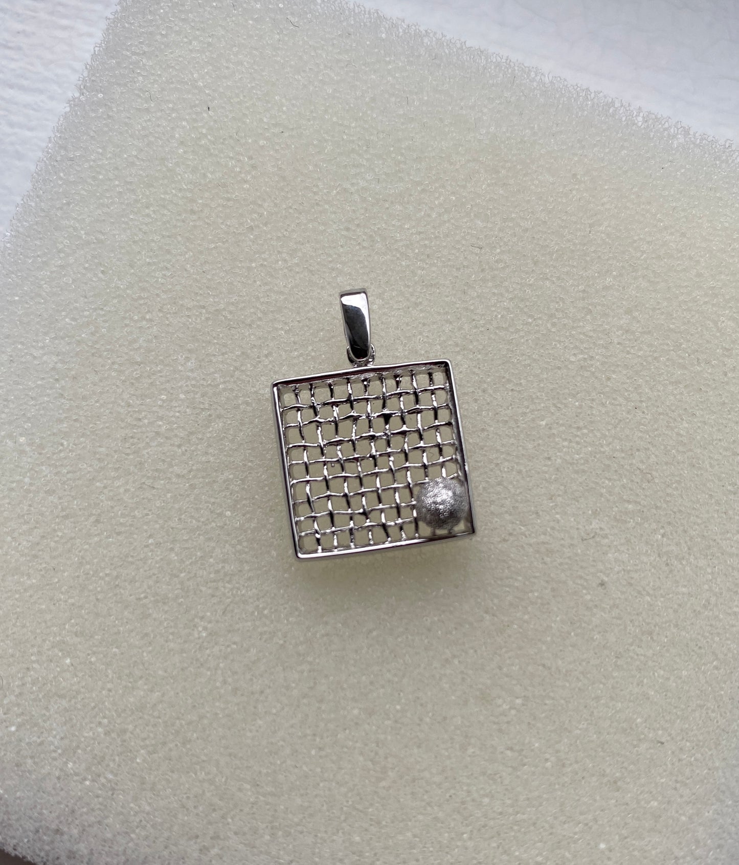 Solid Silver ‘Tennis’ Pendant