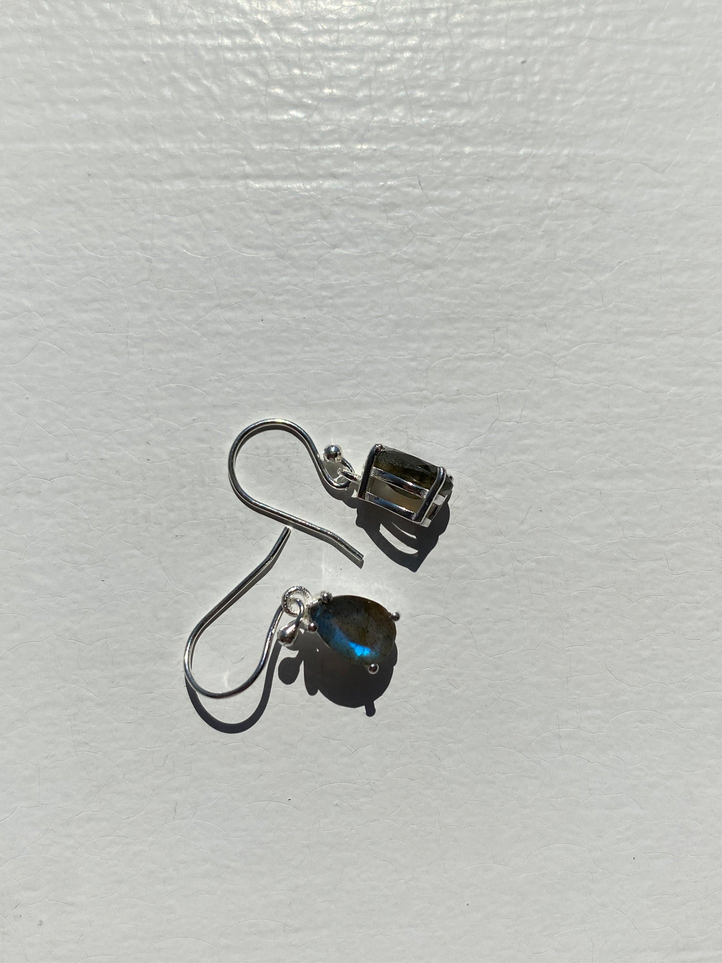 Labradorite Silver Earrings