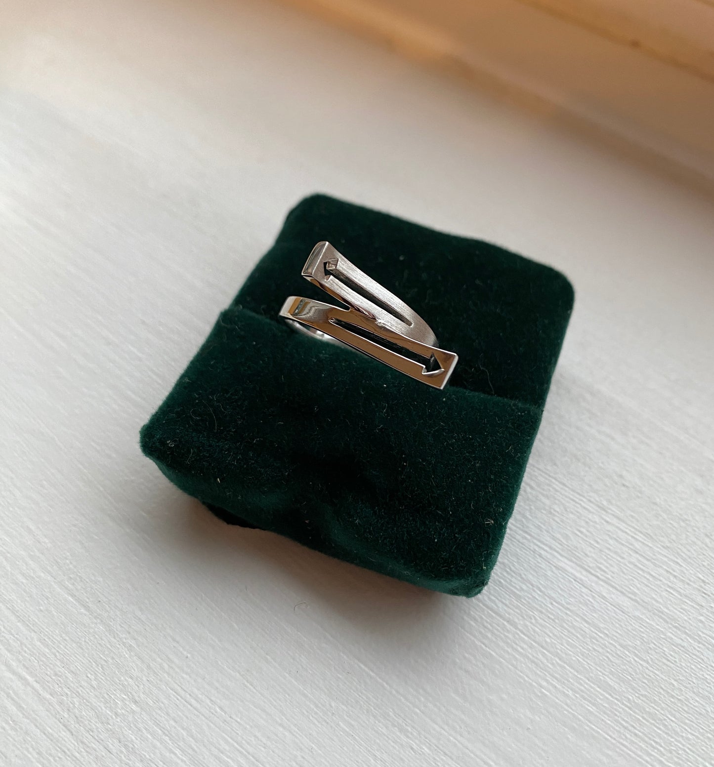 Contemporary Silver Ring