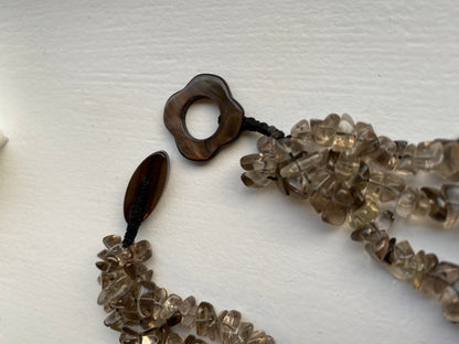 Quartz & Mother of Pearl Necklace