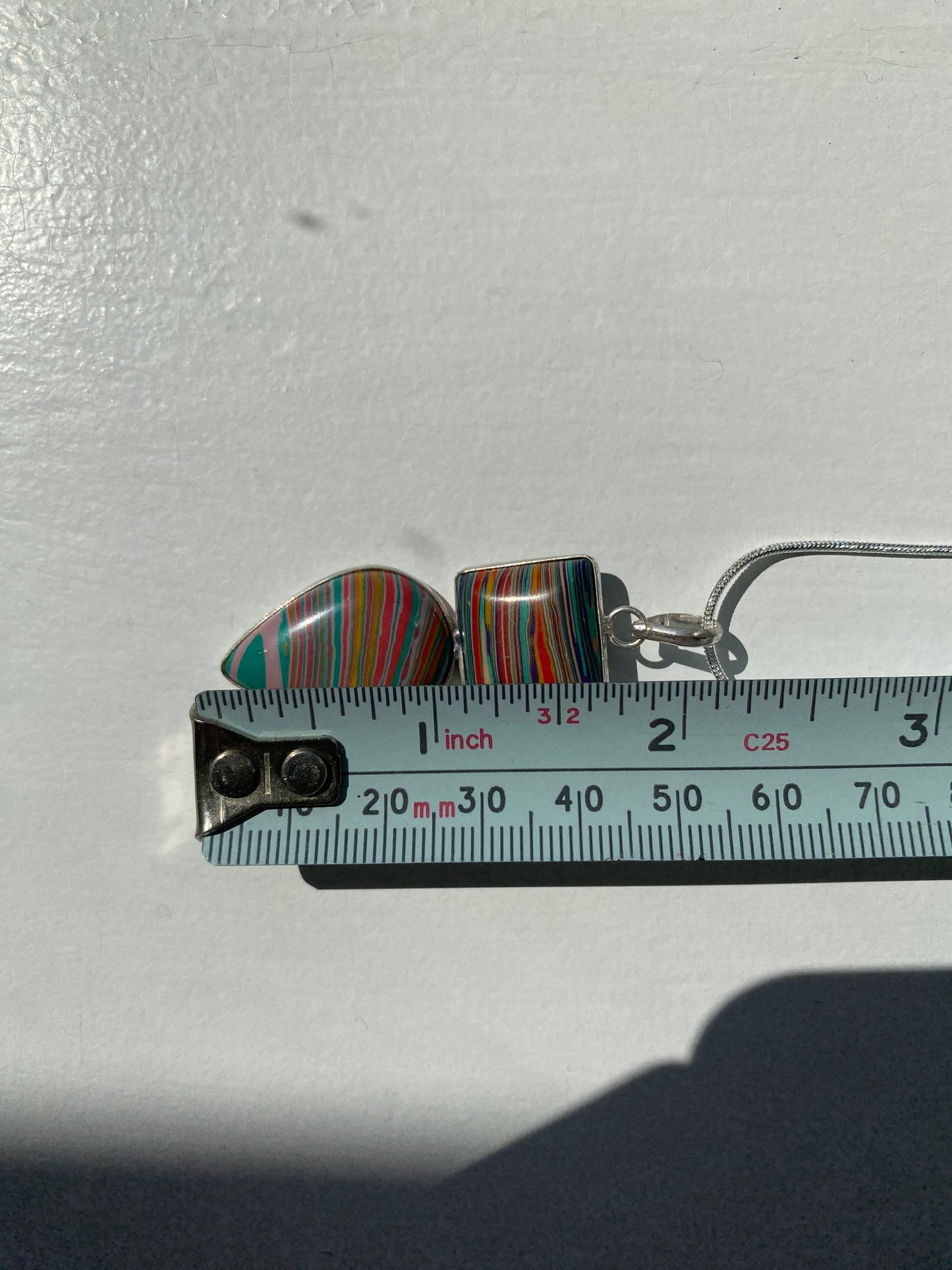 Fordite Pendant Necklace