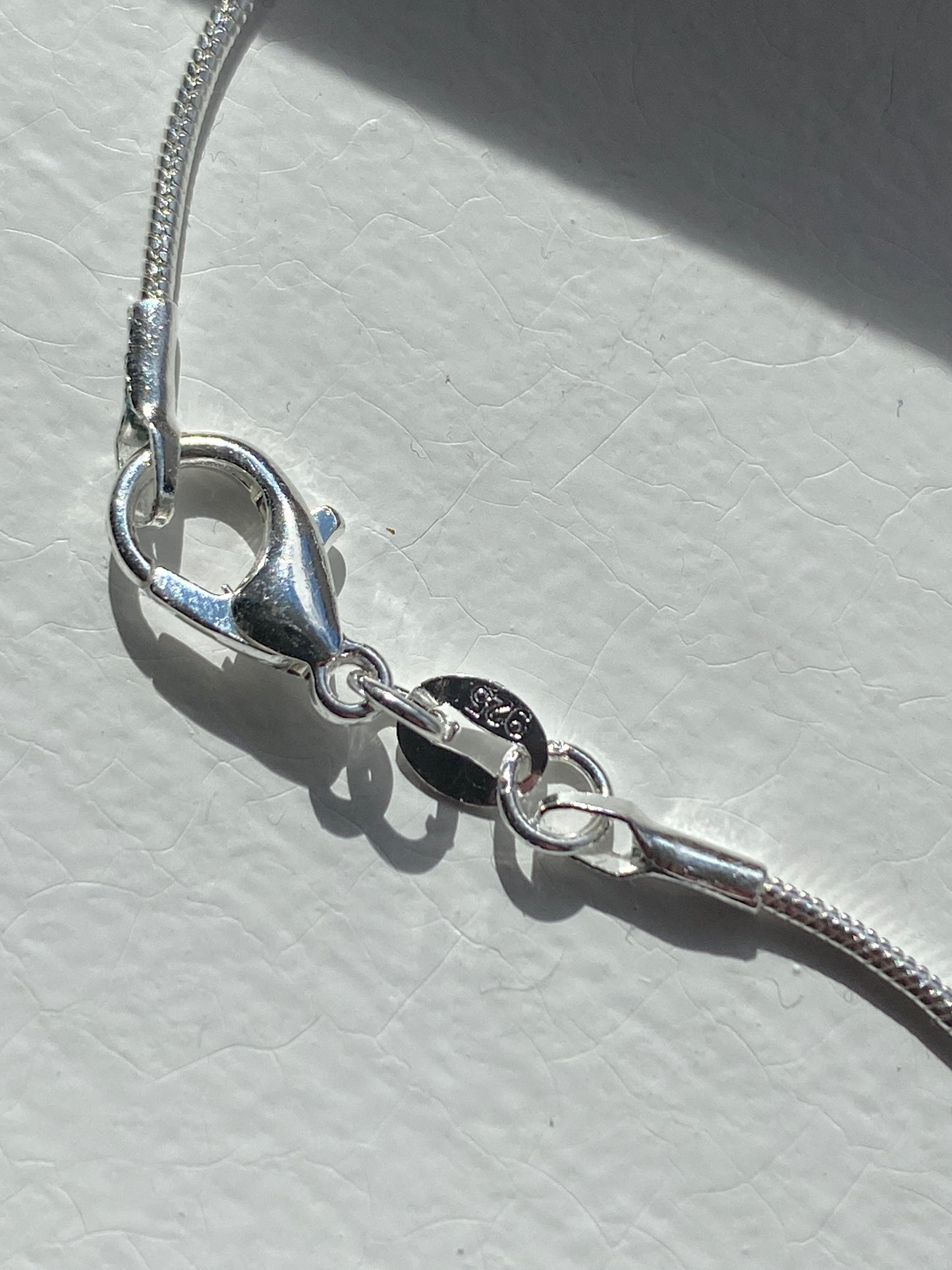 Dalmatian Jasper Squared Pendant Necklace