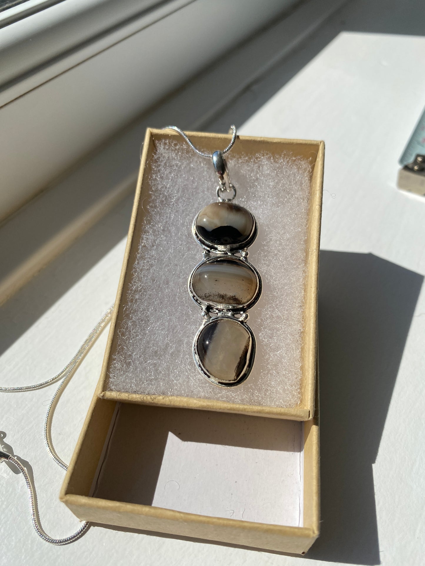 Smoky Quartz Pendant Necklace