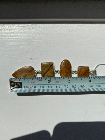 Picture Jasper Pendant Necklace