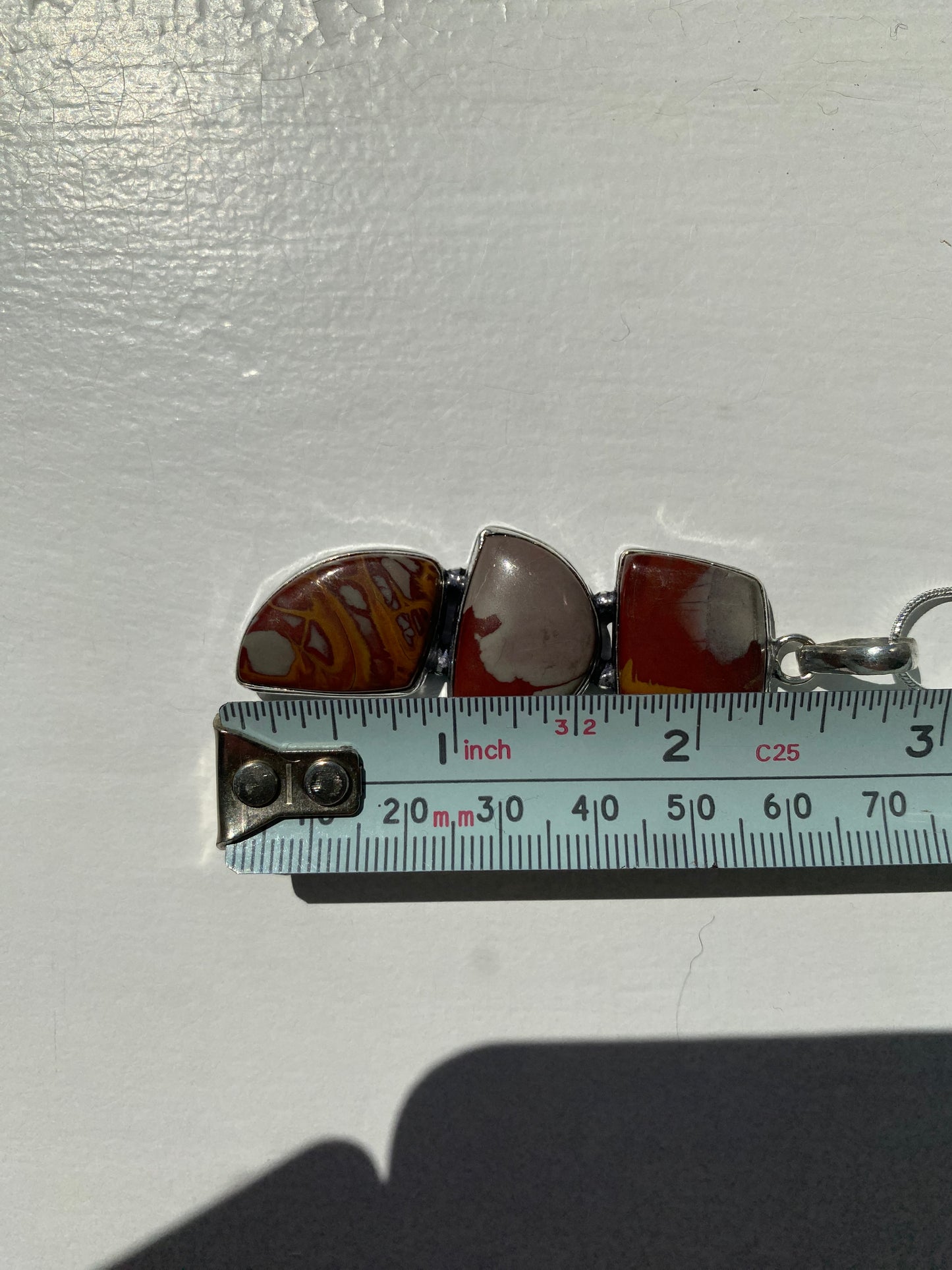 Picture Jasper Pendant Necklace