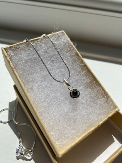 Sterling Silver 'Eye' Necklace
