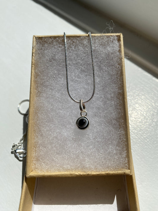Sterling Silver 'Eye' Necklace