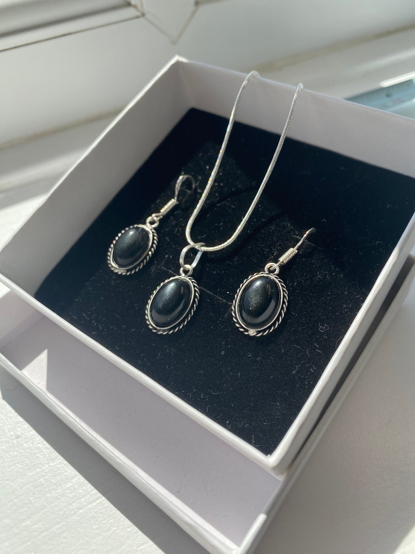 Beautiful Black Onyx Jewellery Set