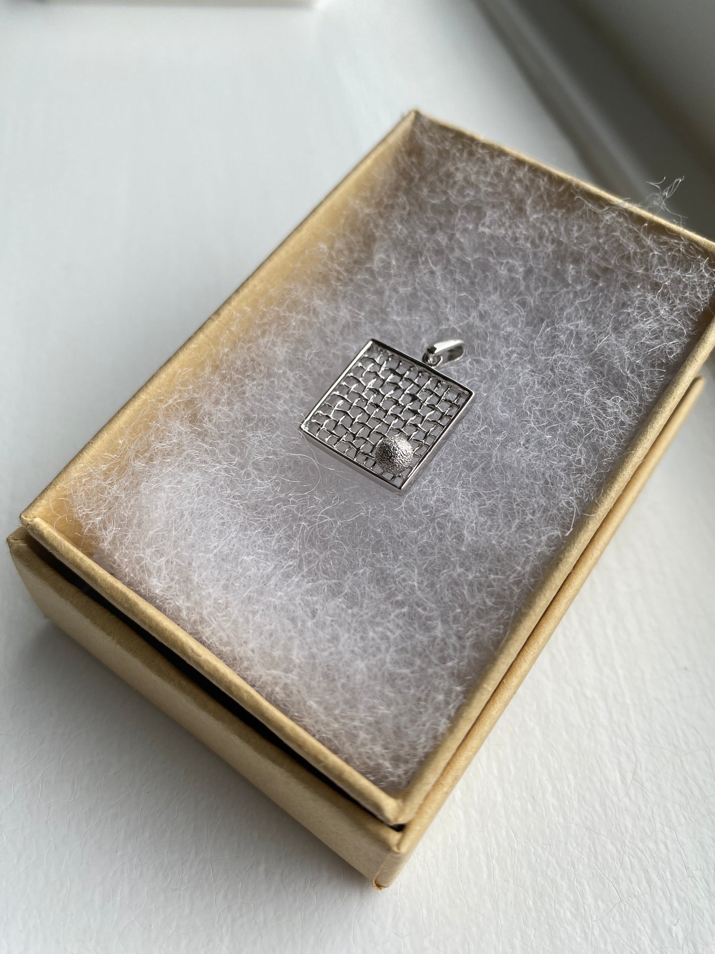 Solid Silver ‘Tennis’ Pendant