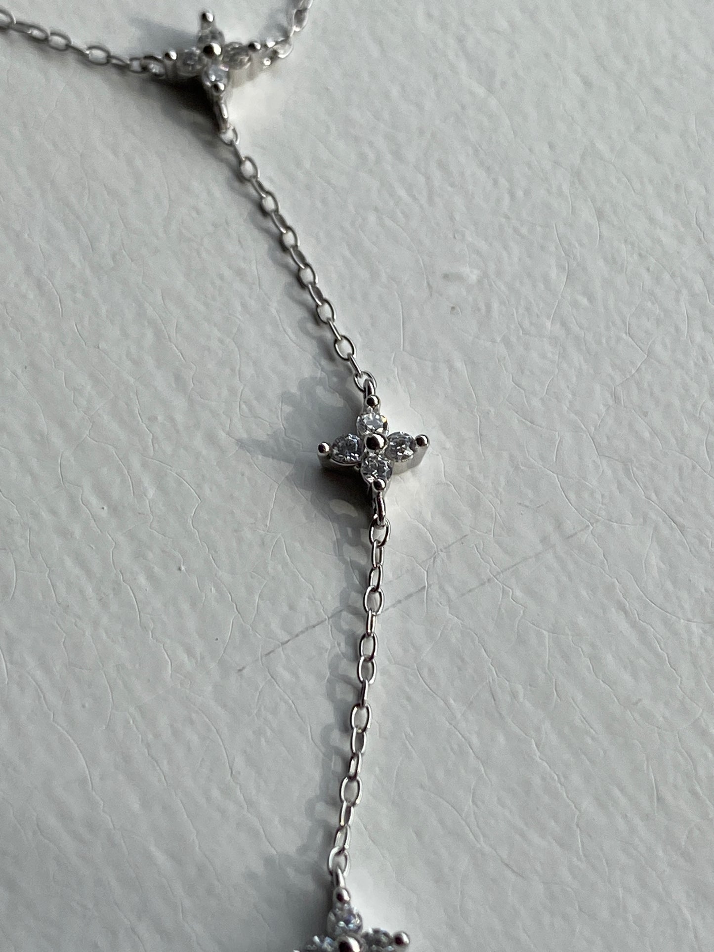 Sterling Silver Finger Chain Bracelet