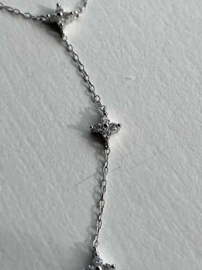 Sterling Silver Finger Chain Bracelet