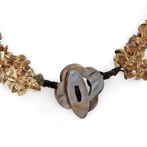 Quartz & Mother of Pearl Necklace