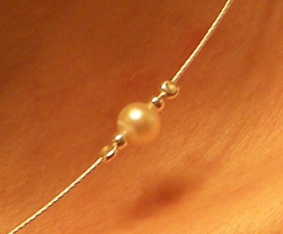 Pearl & Solid Silver Necklace