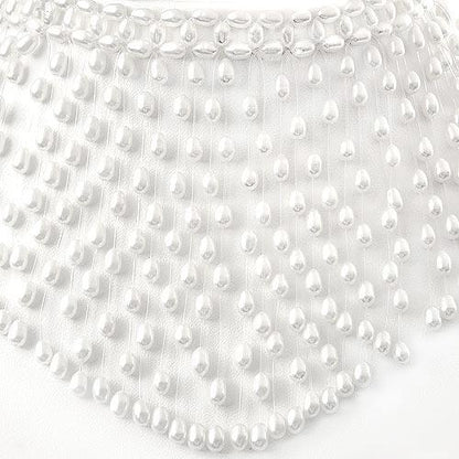 White Pearl 'Cascade' Necklace